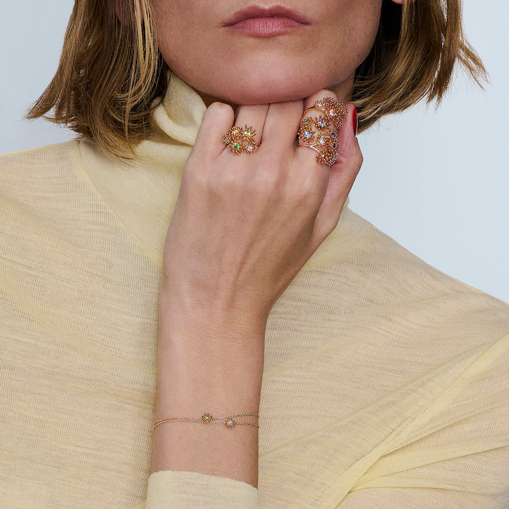 Le petit Cactus Bleu Ring 5 Patterns