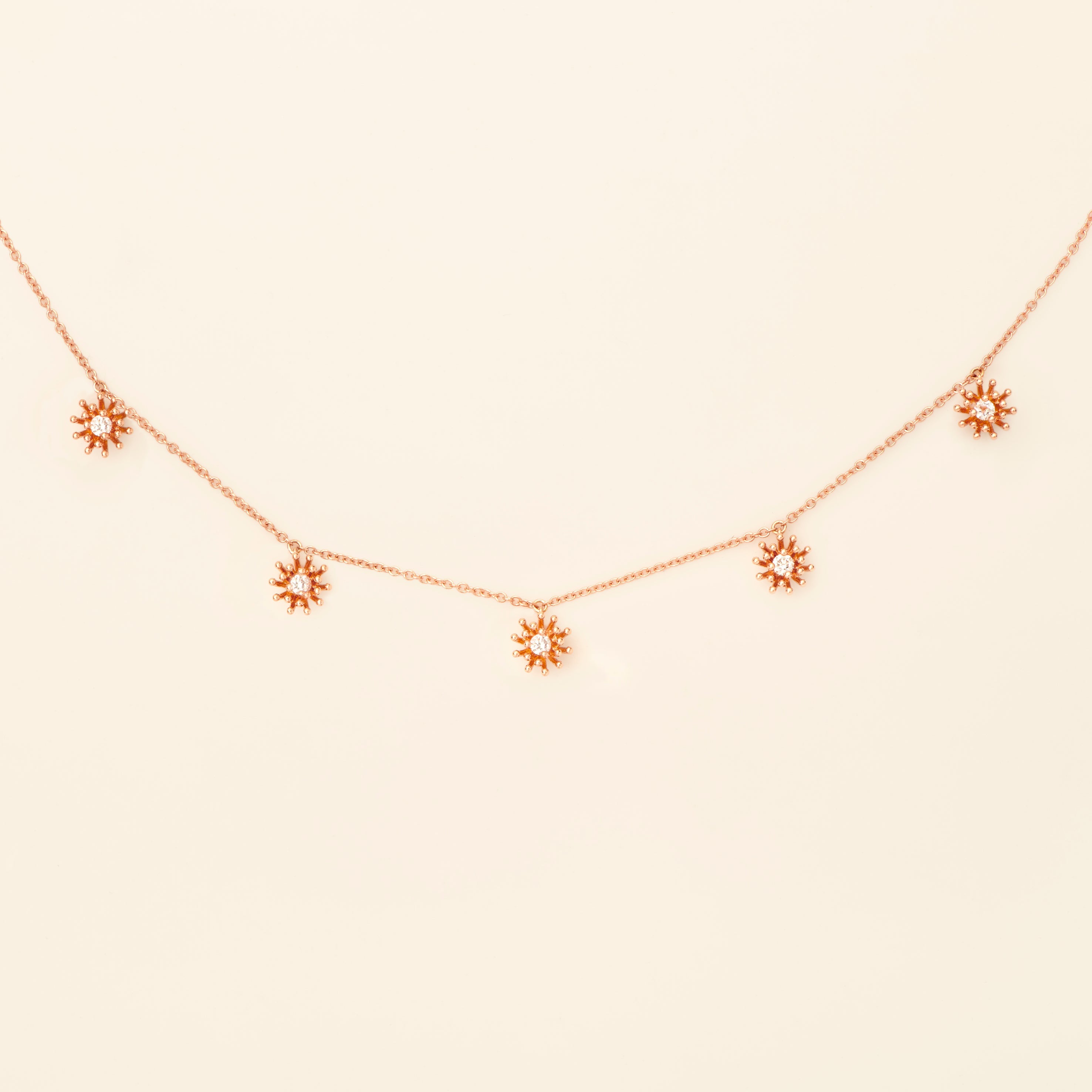 Le petit Cactus Vanille Necklace 5 patterns diamonds