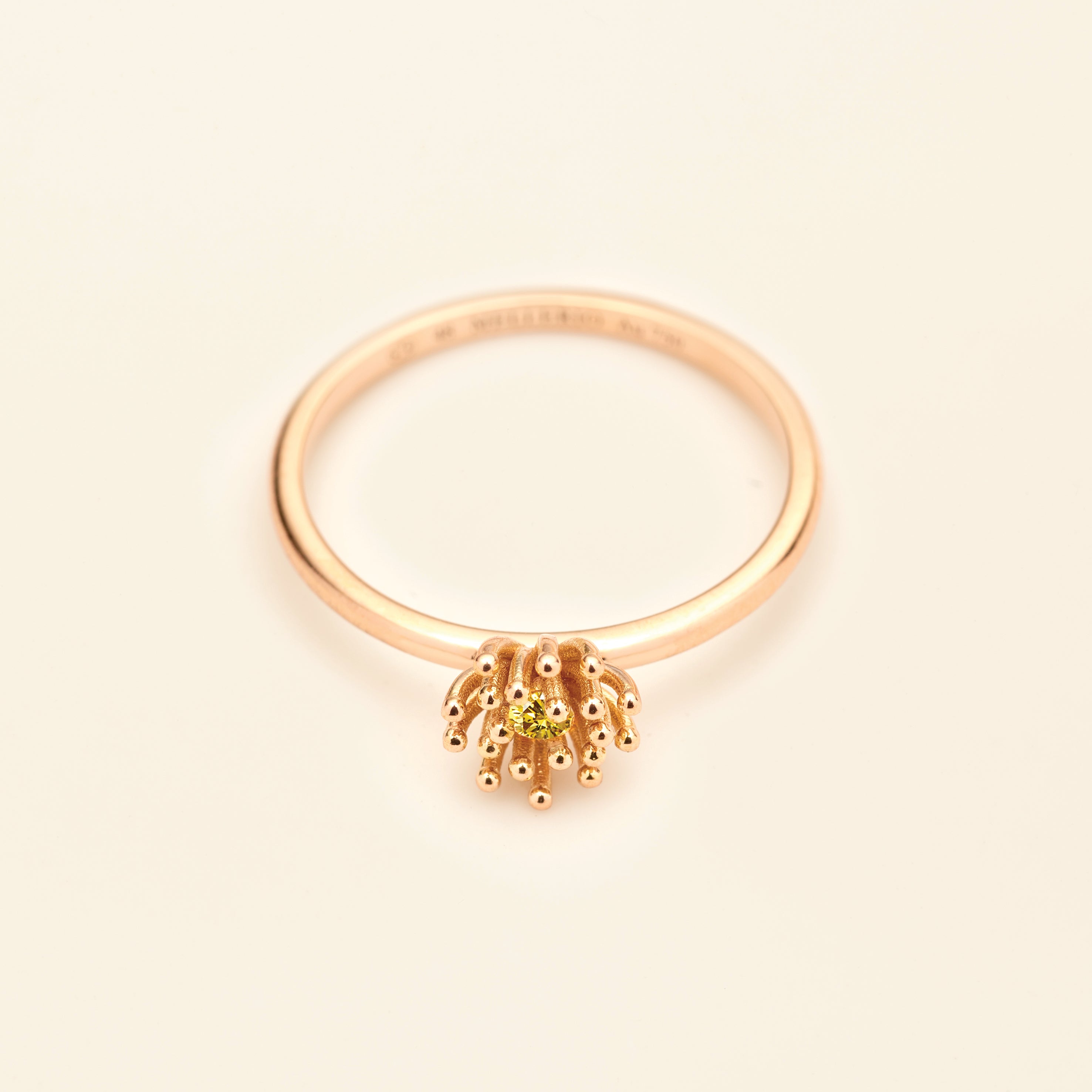Le petit Cactus Vanille Ring SM Yellow Diamond